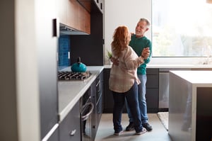 Dancing in the kitchen