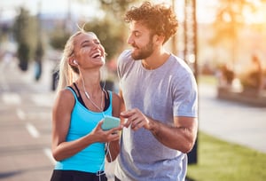 happy-people-on-run-with-mobile-deposit