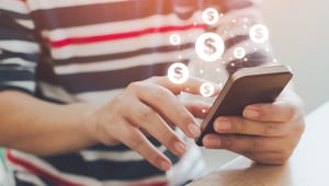using a phone to transfer money